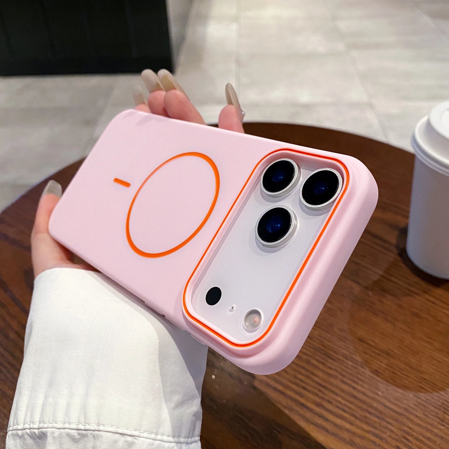 Funda Magnetic Matte Premiun Con MagSafe