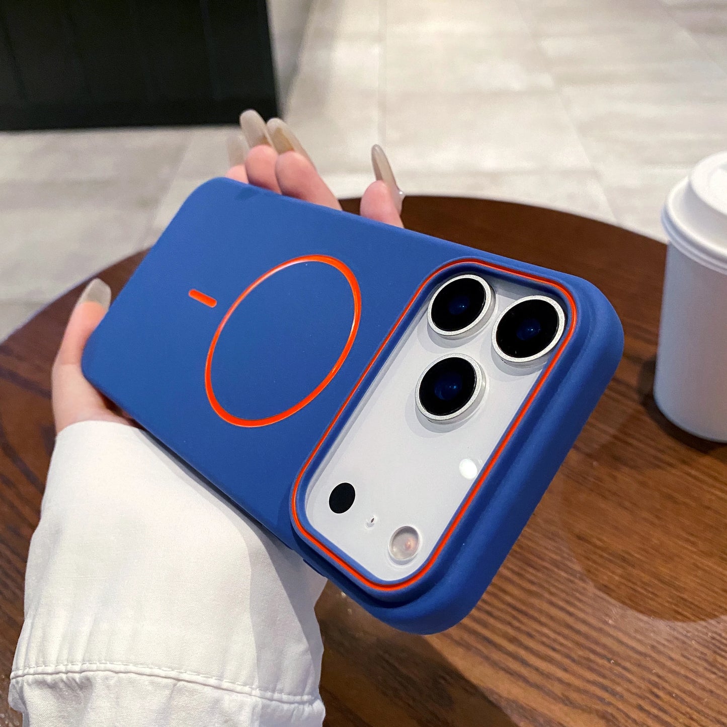 Funda Magnetic Matte Premiun Con MagSafe