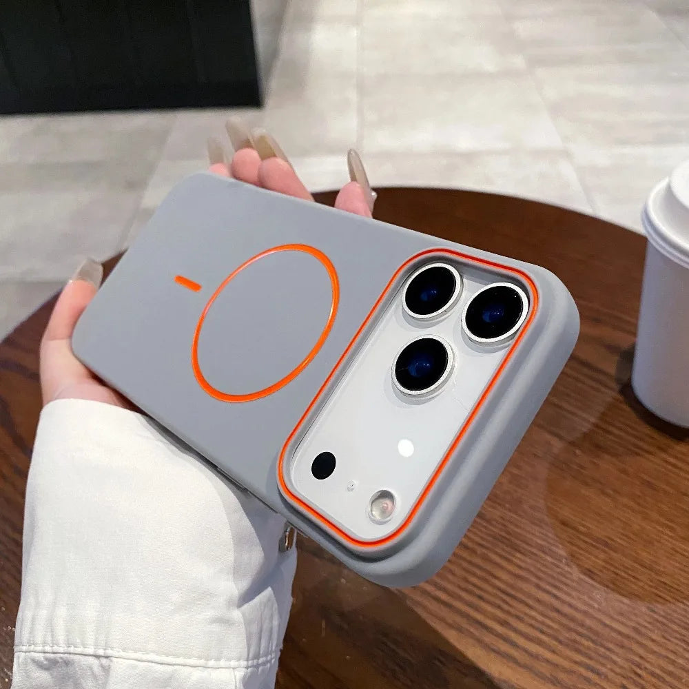 Funda Magnetic Matte Premiun Con MagSafe