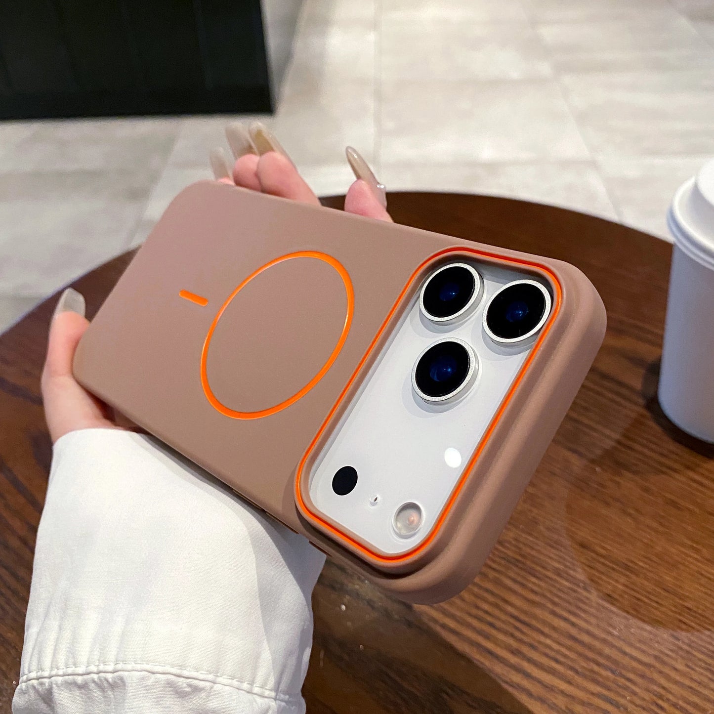 Funda Magnetic Matte Premiun Con MagSafe