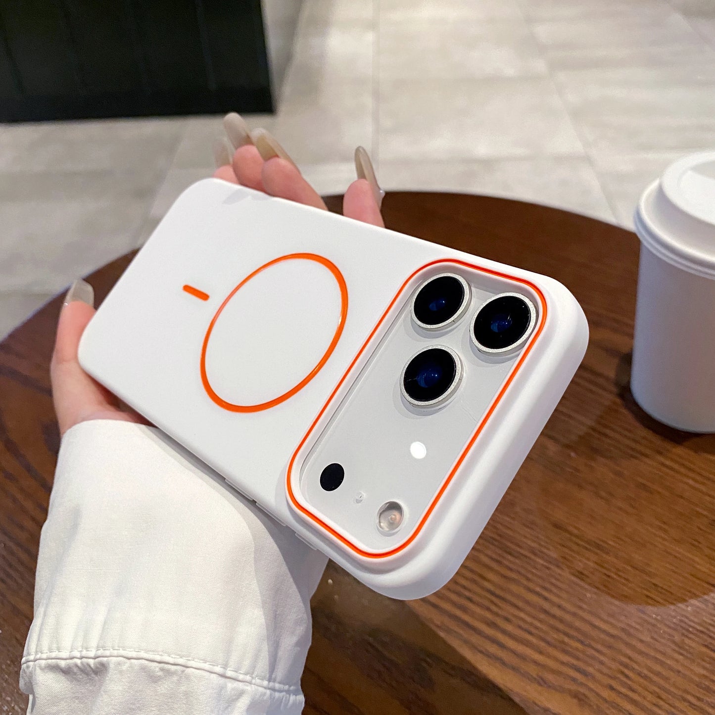 Funda Magnetic Matte Premiun Con MagSafe