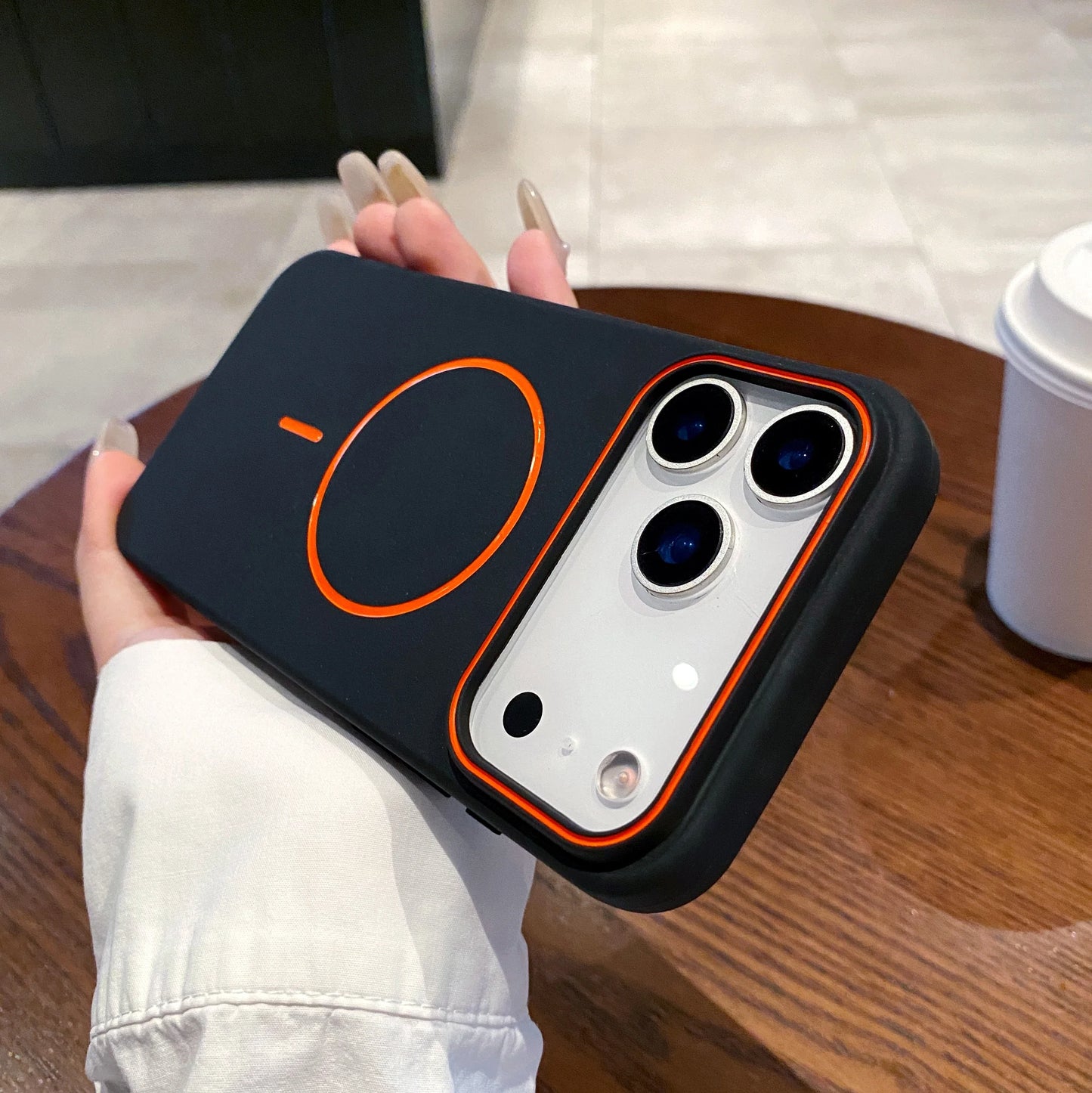 Funda Magnetic Matte Premiun Con MagSafe