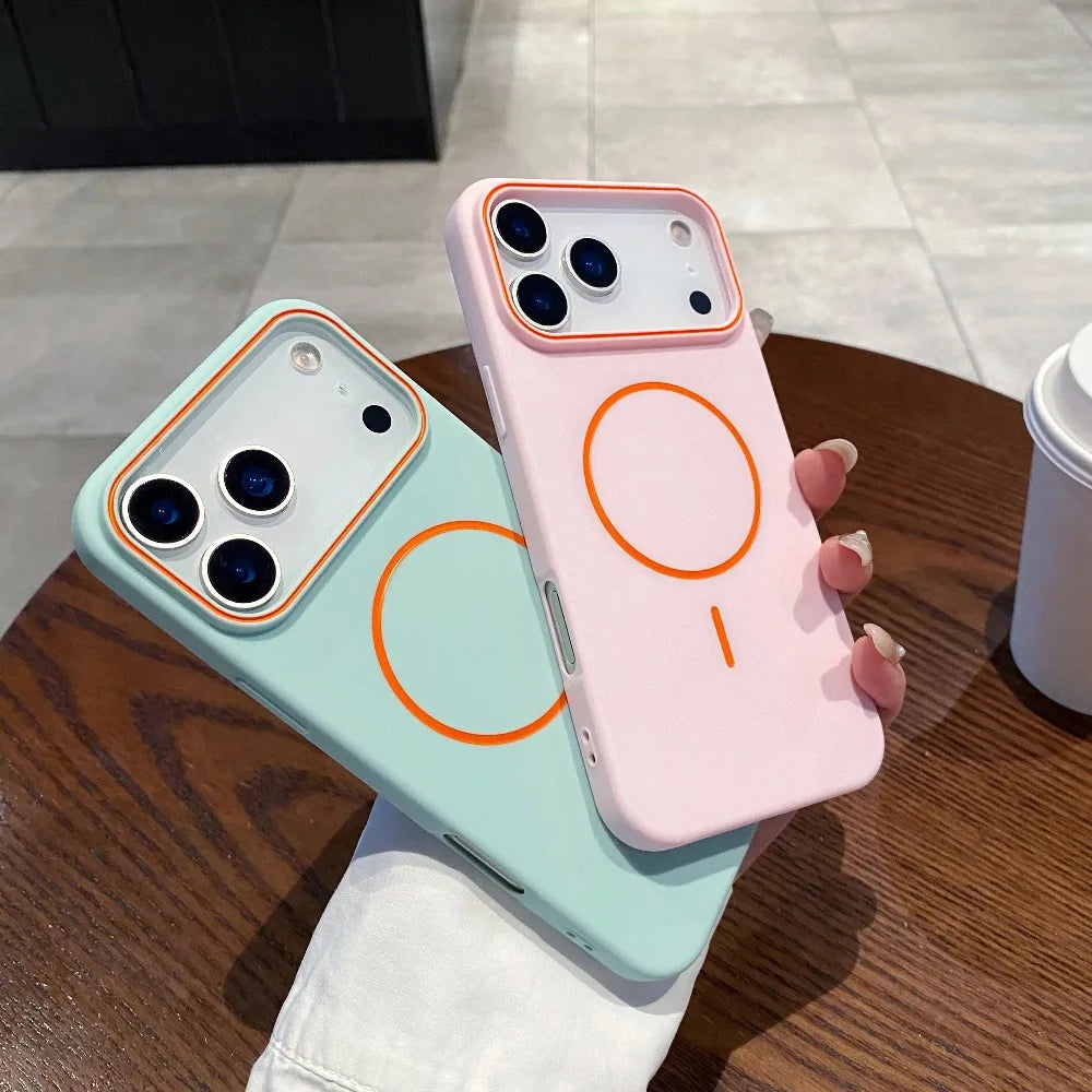 Funda Magnetic Matte Premiun Con MagSafe
