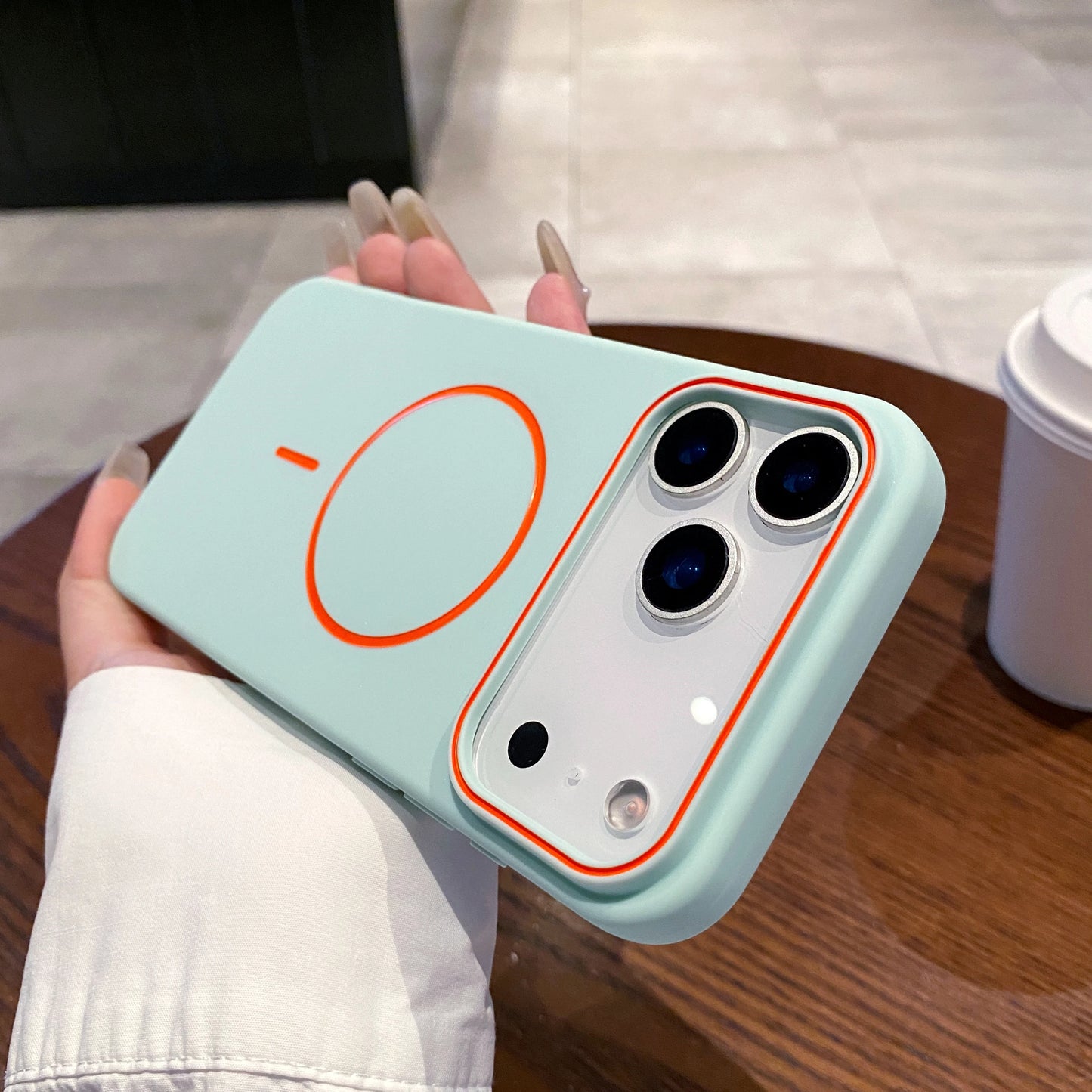 Funda Magnetic Matte Premiun Con MagSafe